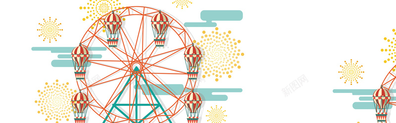 游乐场儿童游玩banner海报psd设计背景_88icon https://88icon.com 卡通背景 纹理背景 扁平 儿童游玩北京图片 游乐场素材背景图片 过山车素材背景图片 简约大气 寒假