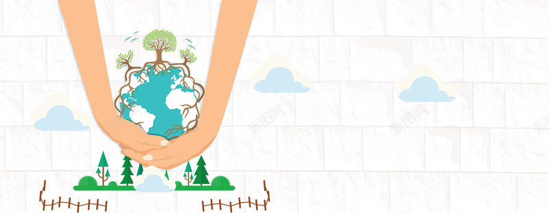 低碳环保新生活扁平手绘白色bannerpsd设计背景_88icon https://88icon.com 世界环境日 节能减排 节能用电 环保 节能 低碳新生活 节能新科技 绿色能源 节能环保 节能减排展板