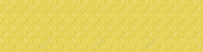 黄色古典花纹banner背景