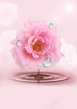 化妆品海报背景谁背景