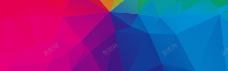 炫彩几何形banner背景jpg设计背景_88icon https://88icon.com 几何 几何体 扁平 海报banner 渐变 简单几何体背景