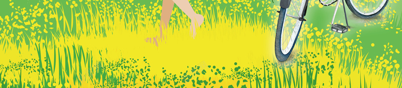 浅蓝色手绘唯美春季踏青油菜花人物背景psd设计背景_88icon https://88icon.com 春季踏青 油菜花 浅蓝色 唯美 手绘 人物背景 少女 春游 赏花 单车