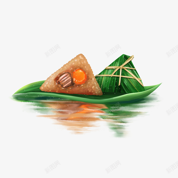 端午节粽子粽叶船和倒影png免抠素材_88icon https://88icon.com 粽子 端午 粽叶 倒影 船