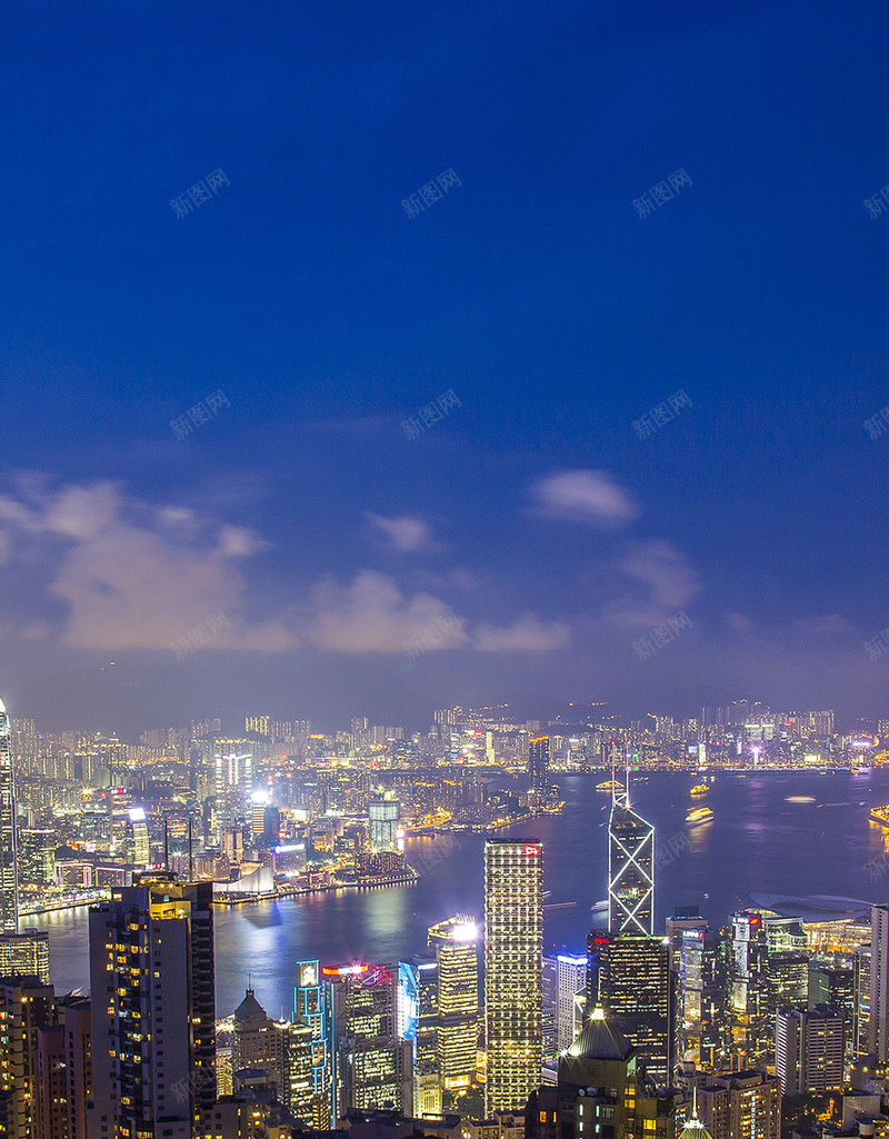 大气香港夜景H5背景jpg设计背景_88icon https://88icon.com 大气 香港 夜景 梦幻 风景 H5 摄影
