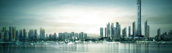 灰色大楼商务科技城市背景高清图片
