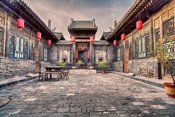 中国风古典建筑背景背景