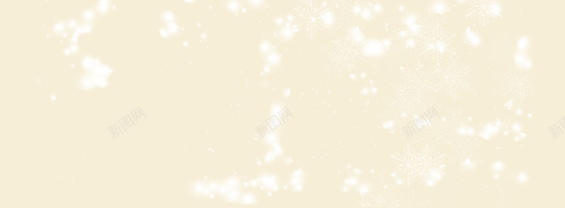 大气淡色雪花背景图背景