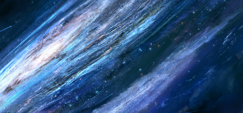银河系图片背景