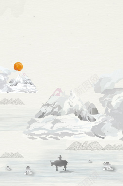 春季踏青海报宣传背景背景