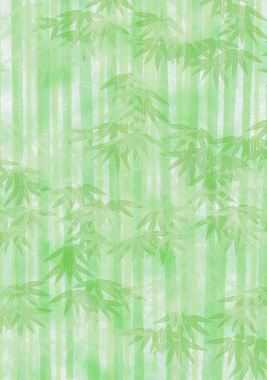 绿色手绘竹子背景素材背景