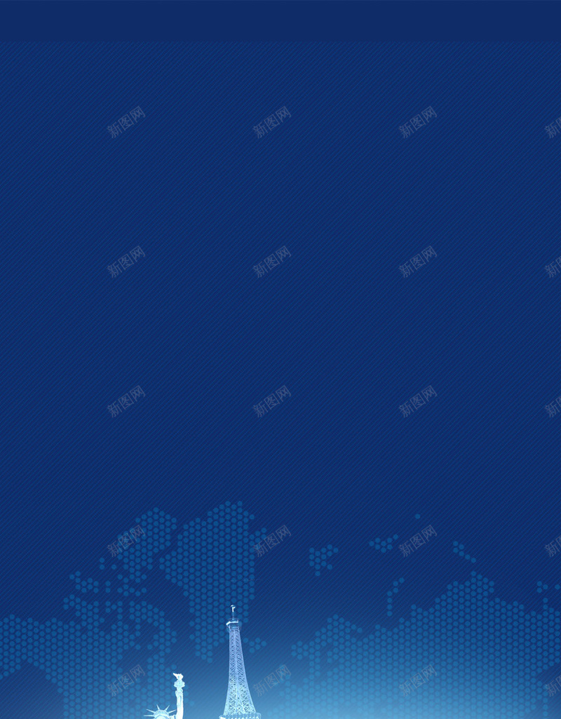 蓝色背景上的城市建筑H5素材背景psd设计背景_88icon https://88icon.com 蓝色背景 地图 地球 大气 建筑 自由女神像 悉尼歌剧院 埃菲尔铁塔 H5素材 PSD背景