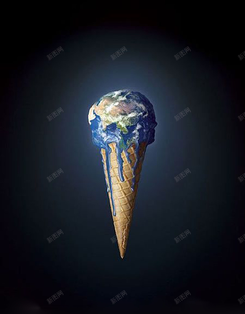 融化的地球背景素材psd设计背景_88icon https://88icon.com 冰淇淋 创意 地球 大气 背景
