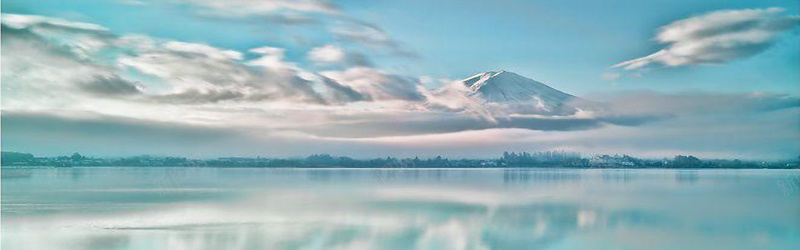 天空水面banner背景