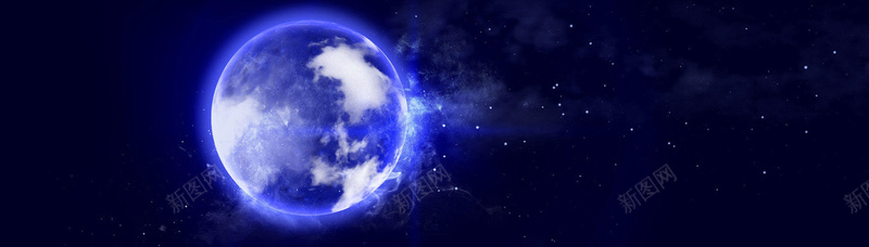 科幻大气设计banner背景jpg设计背景_88icon https://88icon.com 蓝色背景 星空 星际 游戏 酷炫 电商 城市 建筑 海报banner 星云 星海 科技 科幻 商务