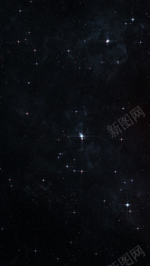 星空简约大气黑色H5背景素材背景