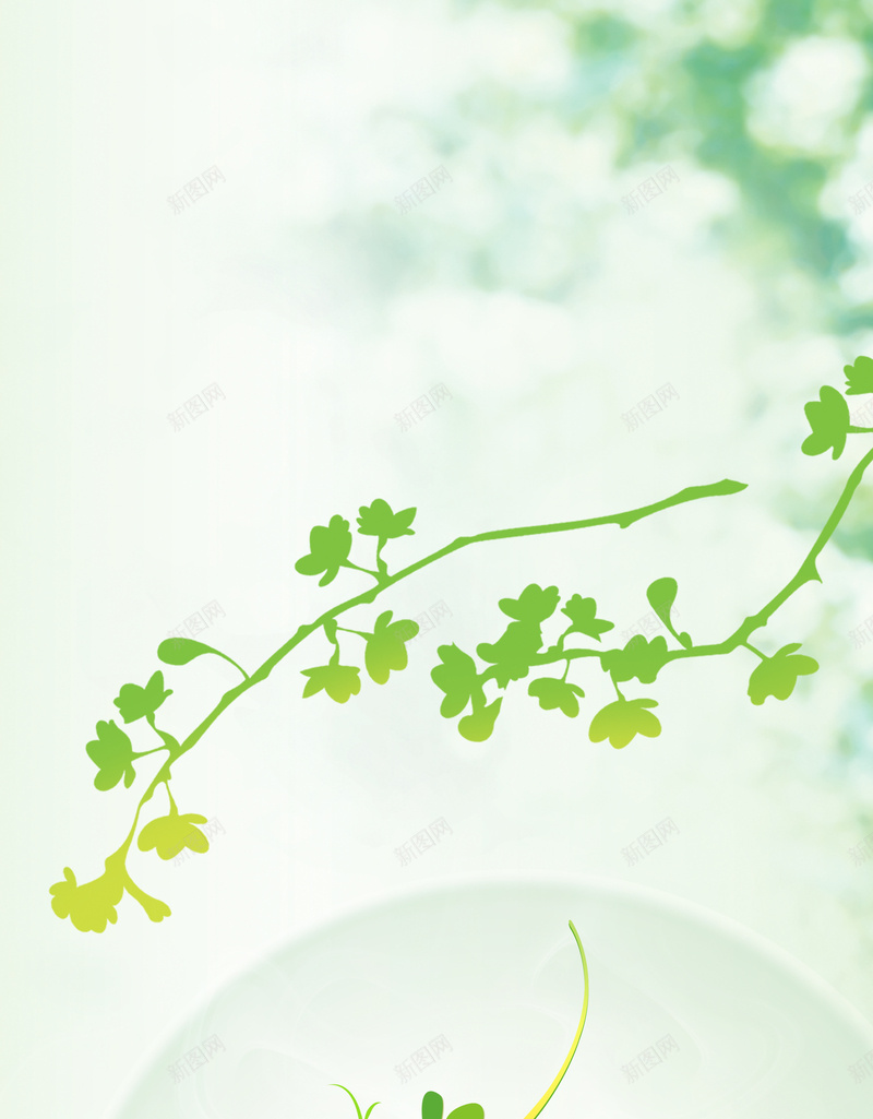 绿色植物化妆品宣传背景素材psd设计背景_88icon https://88icon.com 浪漫梦幻 水波纹 树枝 简约 绿色 清新 芦荟 化妆品促销海报 化妆品展板 化妆品广告宣传 广告背景 幸福 浪漫 梦幻