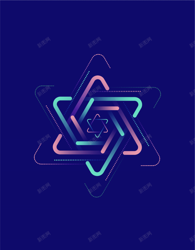 炫彩六芒星背景jpg设计背景_88icon https://88icon.com 六芒星 国朝六芒星 星星 炫彩 蓝色