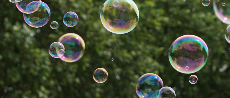 唯美泡沫背景背景