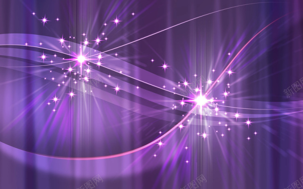 炫彩紫色舞台背景素材背景