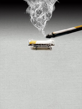 世界无烟日大气公益海报背景素材背景