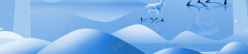 二十四节气霜降风景海报psd设计背景_88icon https://88icon.com 中国传统节气 二十四节气 24节气 霜降节气 下霜 秋季下霜 寒霜 农历霜降 蓝色 鹿 树枝