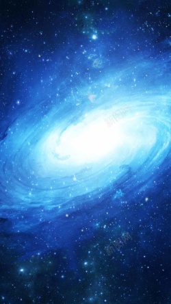 H5安全保障蓝色科幻星球企业H5背景素材高清图片