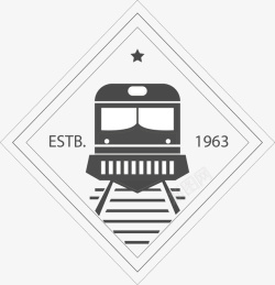 火车轨道免抠图标素材