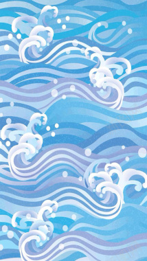 蓝色背景上的水纹H5素材背景背景