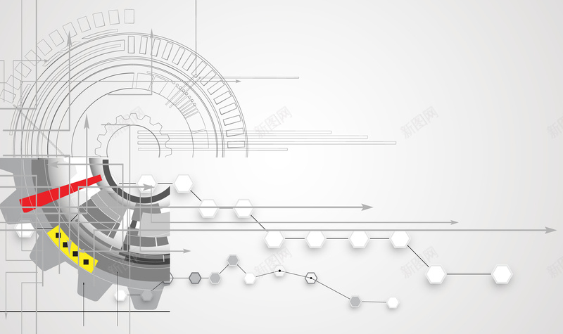 灰白科技商务背景jpg设计背景_88icon https://88icon.com 商务 灰白 科技 简约 齿轮 矢量背景忧伤 白色 科技感 科技风 高科技 科幻