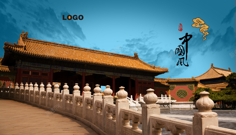 故宫建筑素材背景模板jpg设计背景_88icon https://88icon.com 中国风 古典 建筑 故宫 海报 PSD