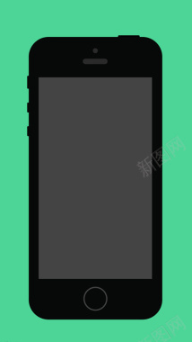 绿色手机图案背景图背景