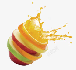 水果多种水果苹果果汁素材