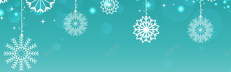 手绘雪花背景jpg设计背景_88icon https://88icon.com 海报banner banner 蓝绿色 手绘 雪花 卡通 童趣