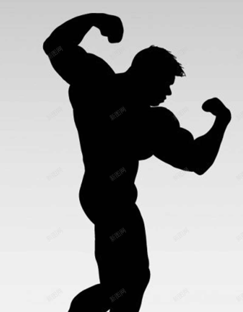 强壮肌肉男黑色轮廓背景图jpg设计背景_88icon https://88icon.com 强壮 黑色 健身 健身房 肌肉 扁平 渐变 几何