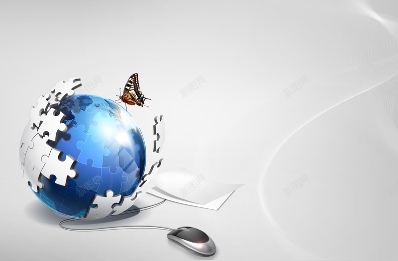 蝴蝶鼠标与地球拼图组成的科技图片psd设计背景_88icon https://88icon.com 地球图片 地球科技 拼图图片 拼图 科技 科技图片 科技地球 蝴蝶 鼠标 图片 开心