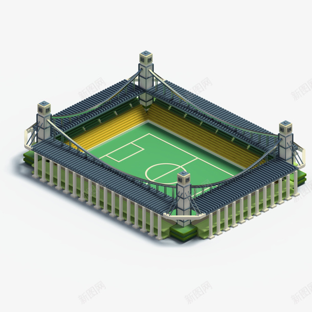C4d建筑3D立体模型球场pngpng免抠素材_88icon https://88icon.com C4d 建筑 3D立体模型 球场 png