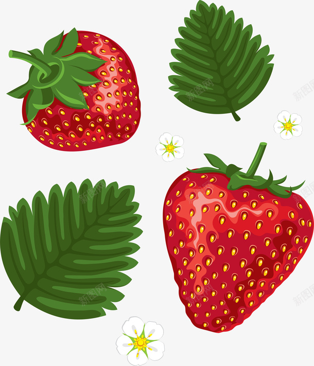 卡通草莓水果食物png免抠素材_88icon https://88icon.com 草莓 水果 食物 草莓图片