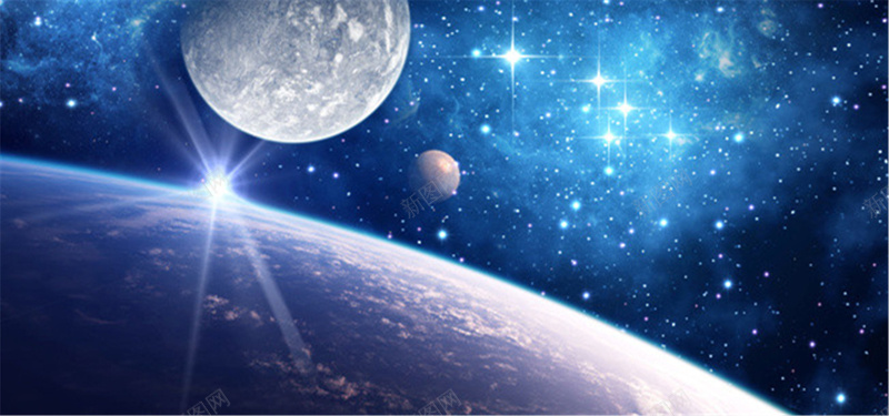 梦幻太空背景jpg设计背景_88icon https://88icon.com 太空 星球 星空 梦幻 蓝色 海报banner 星云 星海 星际 科技 科幻 商务