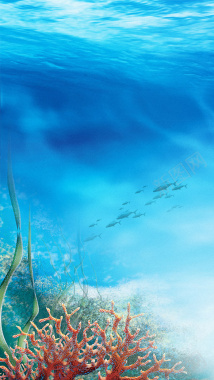梦幻海底H5背景背景