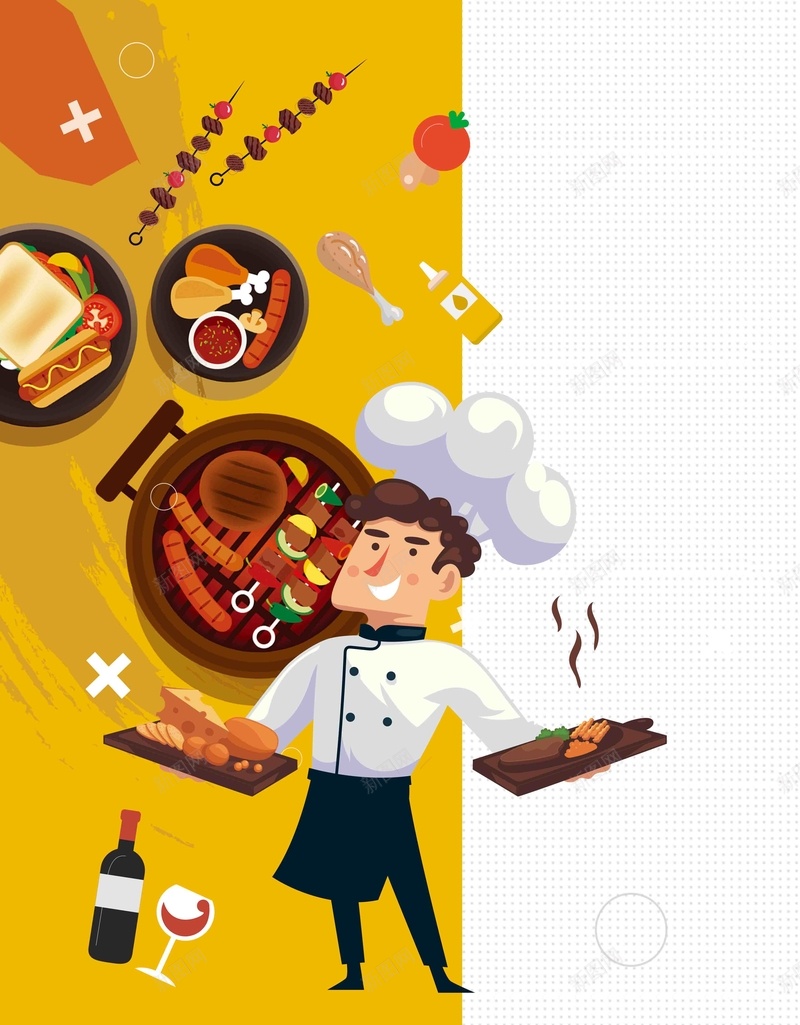 自助烧烤宣传海报psd设计背景_88icon https://88icon.com 小吃 烤肉 烧烤 美食 露营 中式 中餐 西餐 牛排 牛扒 餐饮 餐厅