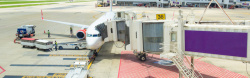 高科技客机停靠在飞机场的客机高清图片高清图片