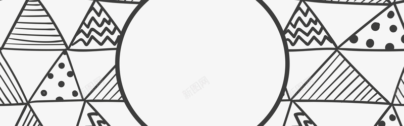 黑白几何图案背景psd设计背景_88icon https://88icon.com 海报banner banner 几何 图案 黑色 卡通 童趣 手绘