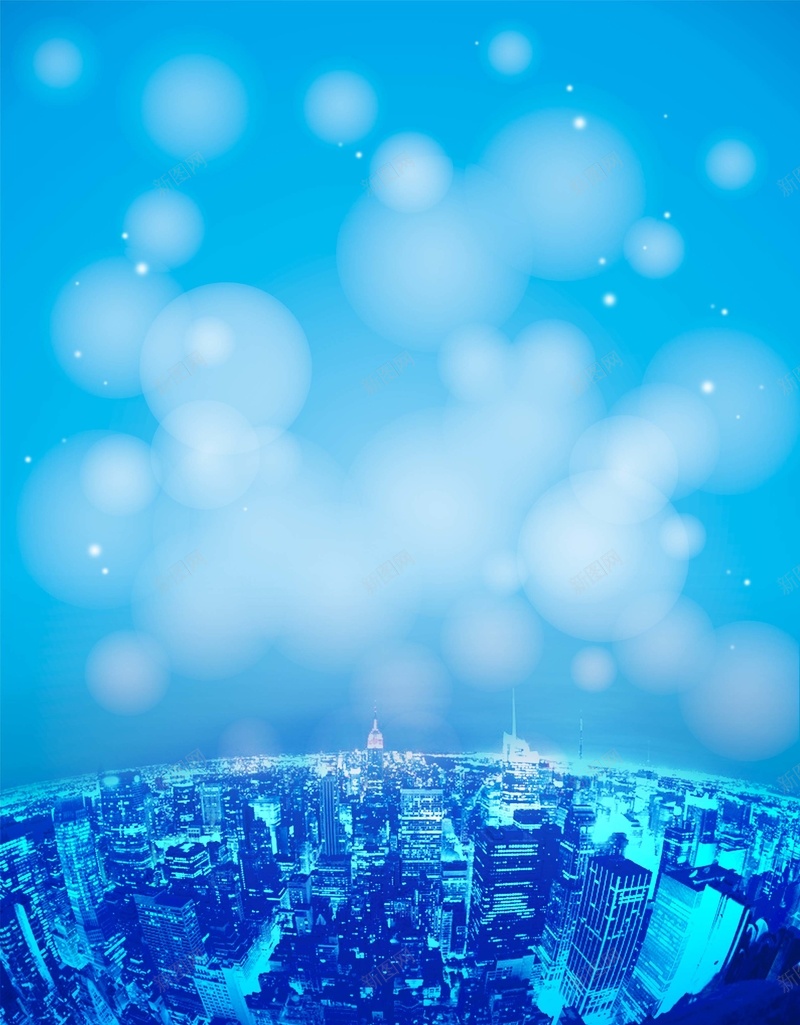 蓝色光点城市背景海报背景模板psd设计背景_88icon https://88icon.com 海报背景模板 城市背景 蓝色光点 蓝色城市 蓝色背景 海报模板 科技 科幻 商务
