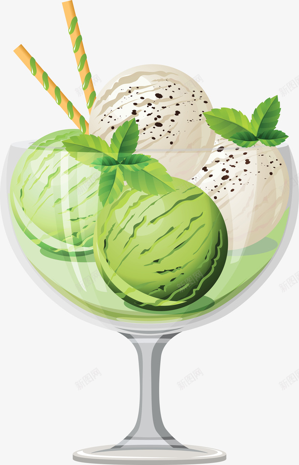 冰淇淋手绘插画装饰物png免抠素材_88icon https://88icon.com 冰淇淋 手绘 插画 装饰物