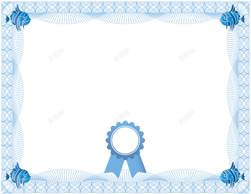 蓝色花纹证书背景素材eps设计背景_88icon https://88icon.com 印章 奖章 纹饰 花纹 蓝色 欧式 证书 证件 合格证 授权书 许可证 学历 背景 证书背景