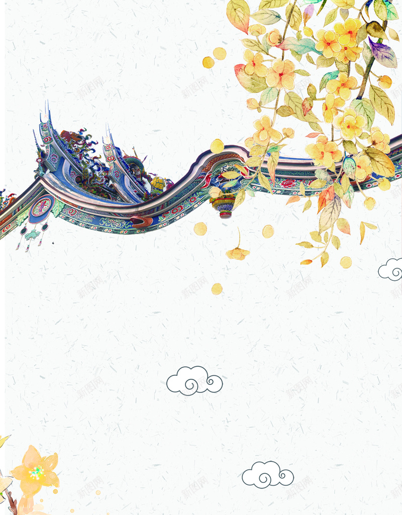 中国风庭院房地产海报背景模板psd设计背景_88icon https://88icon.com 中国风 庭院 房地产 海报 背景模板 客栈庭院 中式庭院 中式酒店 徽式建筑 开盘 房地产海报