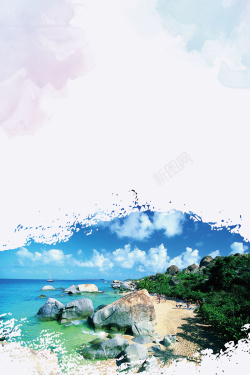 海南旅游画册海南旅游宣传背景素材高清图片
