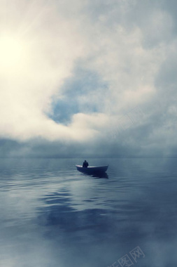 天空与海水背景背景