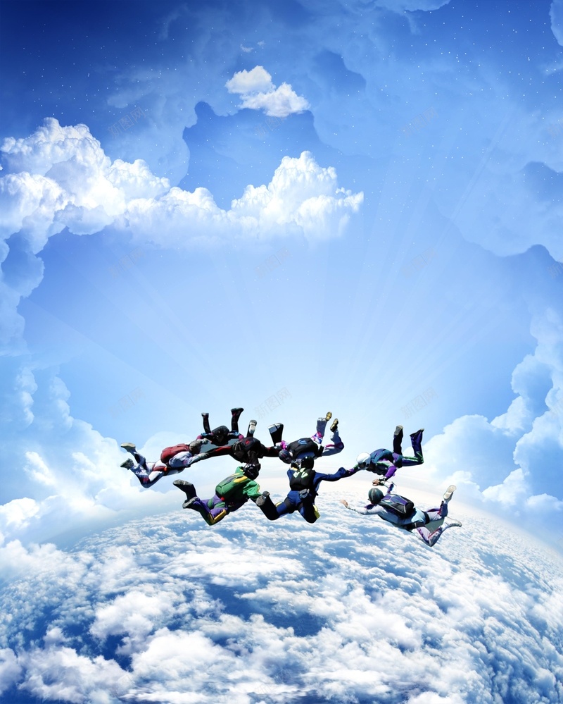 蓝天白云大气挑战背景psd设计背景_88icon https://88icon.com 蓝天 白云 大气 挑战 极限 商务 科技 科幻