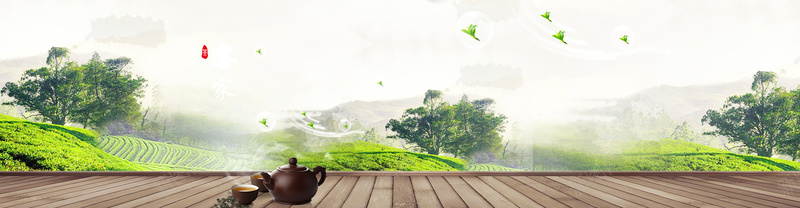 春茶上新绿色清新背景banner海报jpg设计背景_88icon https://88icon.com 海报psd源文件 淘宝素材 淘宝首页 网页素材 茶叶 春茶新品 海报PSD源文件 绿色